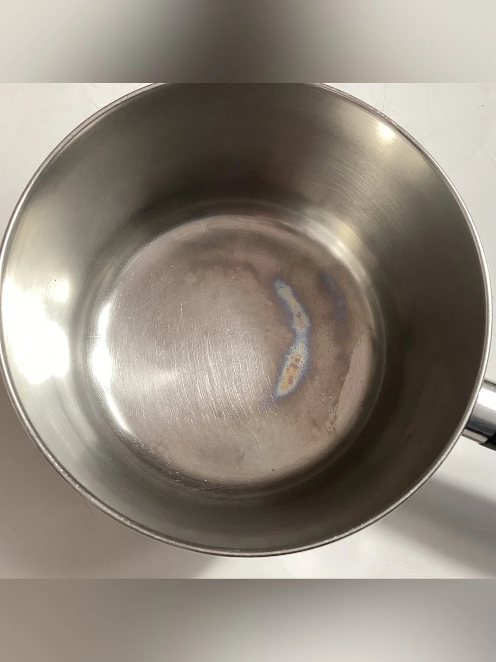 Vtg 50s Maid of Honor 1 Qt Sauce Pot & Lid Copper Bottom
